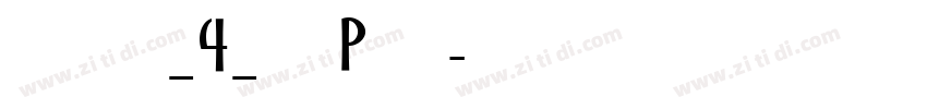 Jaapokki_4_alt Regul字体转换